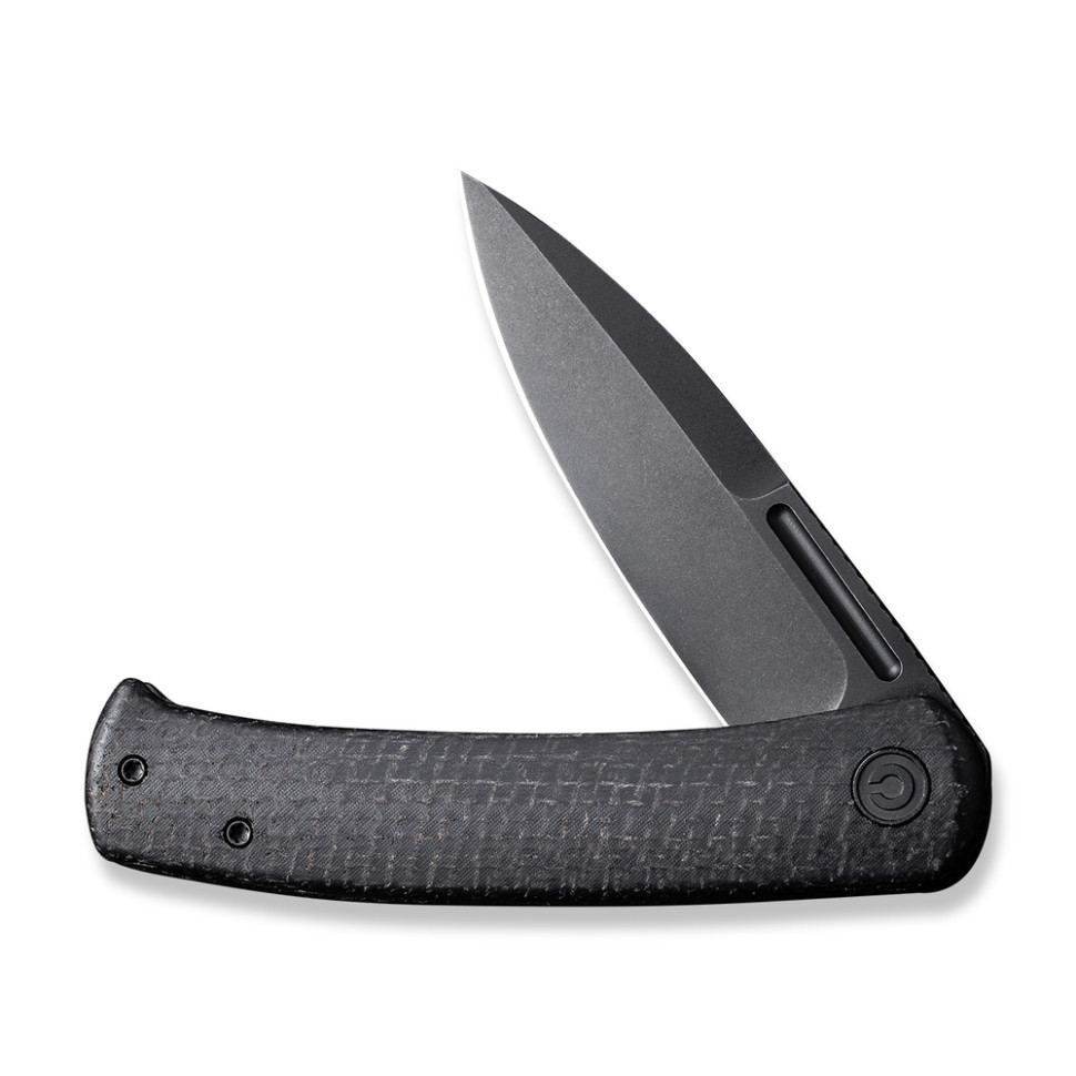 Ніж складаний туристичний Civivi Caetus Flipper, (8.8 см) Damascus / Carbon Fiber Київ - фото 3