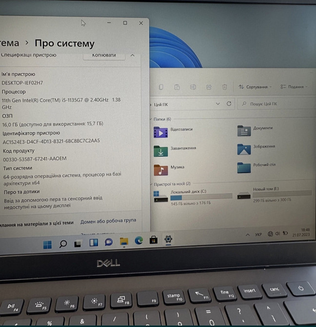 Ноутбук DELL XPS 13 9305 i5-1135G7 / 8/512Gb. Київ - фото 1