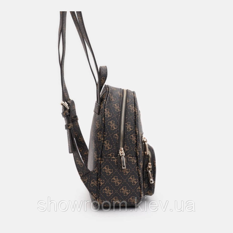Жіночий брендовий рюкзак Guess (4592) коричневий Київ - фото 2