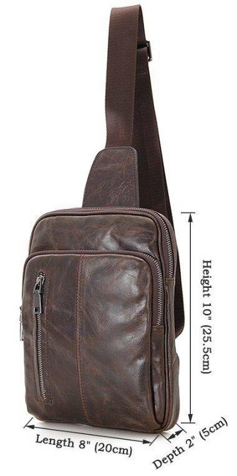 Сумка мужская Vintage 14415 Коричневая Киев - изображение 5