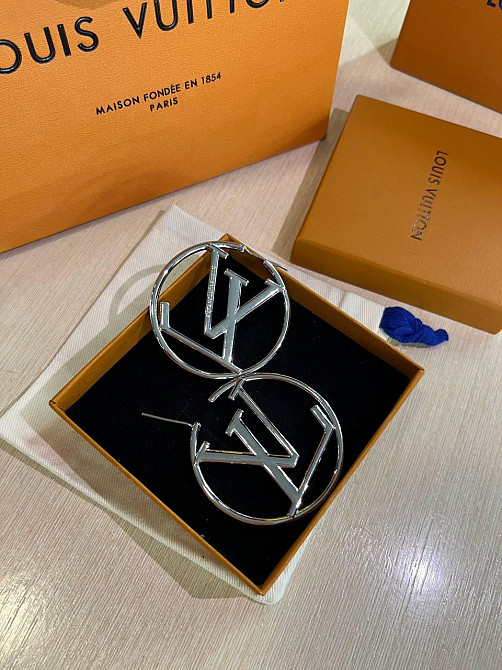 Брендові сережки  Луі Вітон/ Louis Vuitton Одеса - фото 5