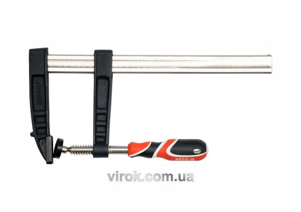 Струбцина F-подібна YATO 150 х 50 мм Одеса - фото 2