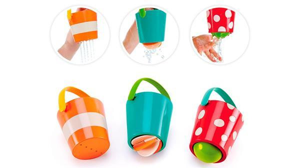 Набор игрушек для ванной Hape Счастливый ведерка 3 шт. (E0205) Харьков - изображение 8