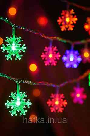 Гірлянда новорічна Sirius PL 2907MC-SN20A гірлянда-сніжинка Київ