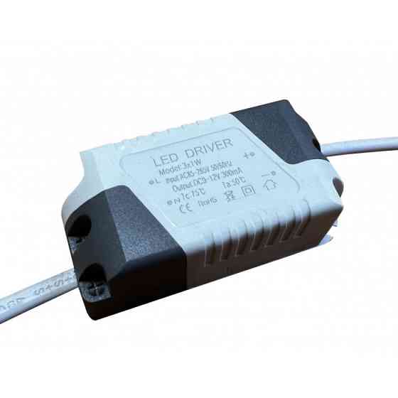 Драйвер світлодіода 3W 220V IP20 для світильників Дніпро