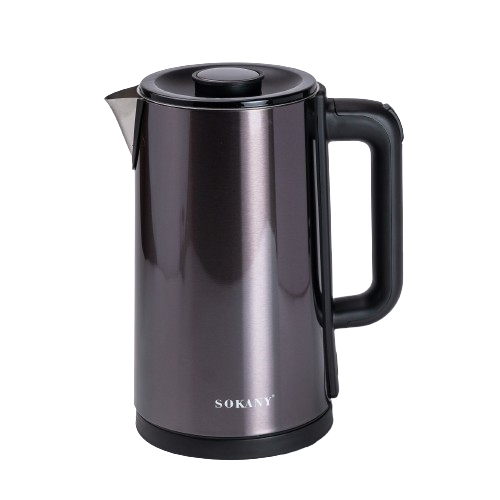 Sokany Електрочайник Sokany SK-09018 3 літри Сірий Коломыя - изображение 1