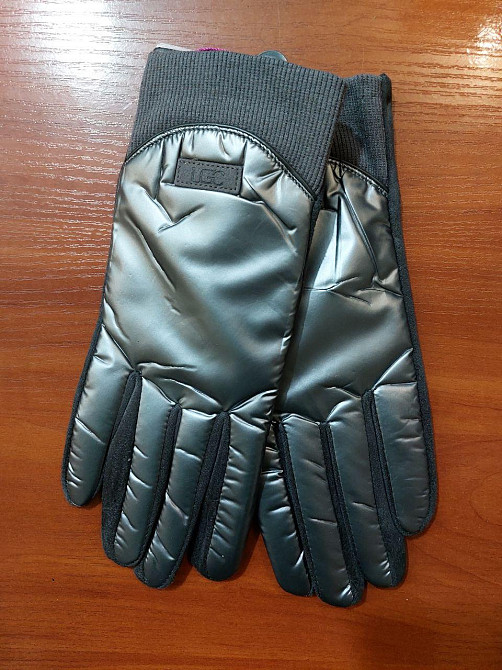 Рукавички сенсорні жіночі зима one size графіт Київ - фото 4