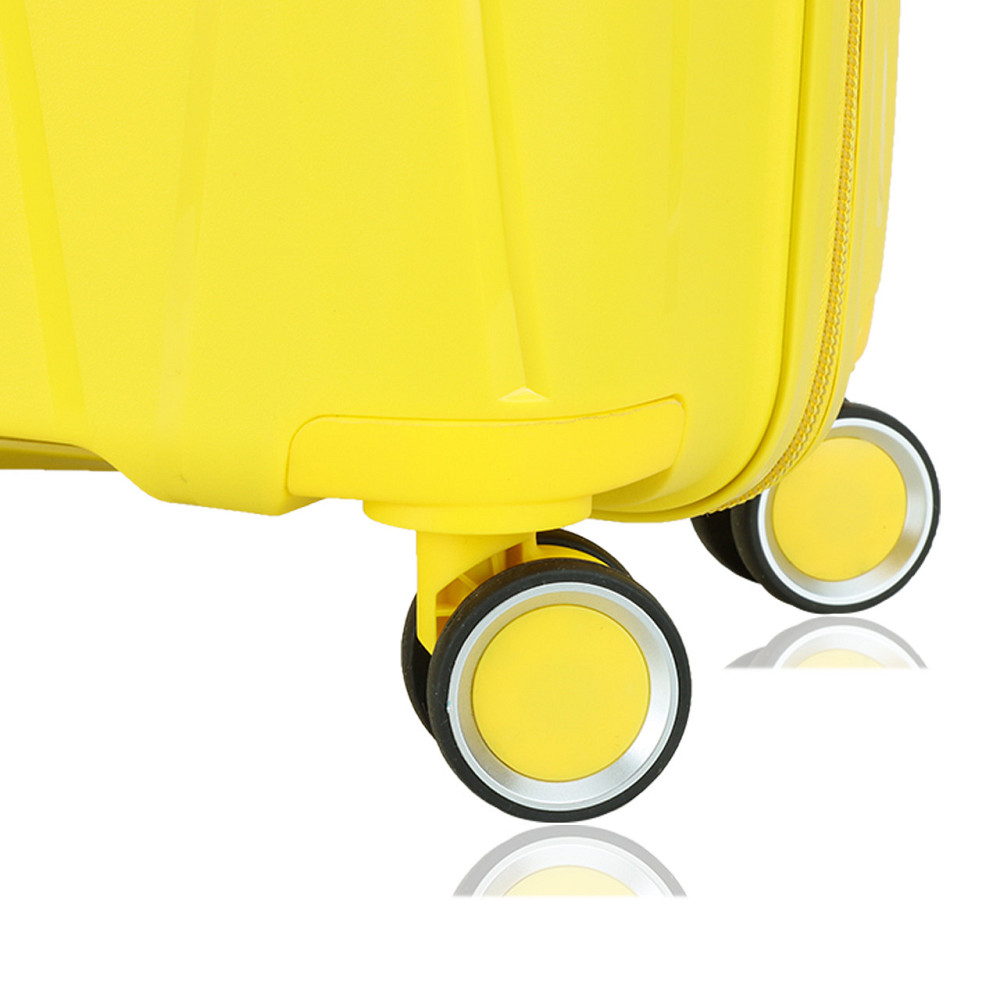 Чемодан полипропиленовый MADISSON 51103 большой 77 см желтый Киев - изображение 9