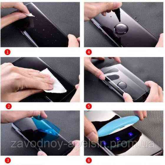 Защитное стекло Xiaomi Redmi Note 14 Pro 5G Закаленное УФ (UV) Одесса