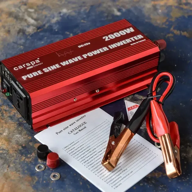 Инвертор преобразователь Carspa 2000W чистый синус Коломия - фото 1