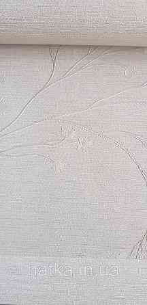 Шпалери вінілові на флізеліні Grandeco Anita 1,06х10 гілки квіти екостиль сірі Київ