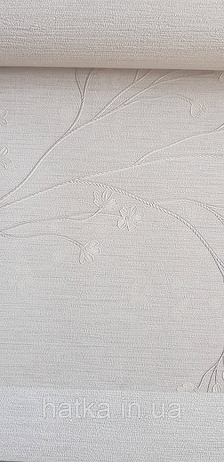 Шпалери вінілові на флізеліні Grandeco Anita 1,06х10 гілки квіти екостиль сірі Київ - фото 4