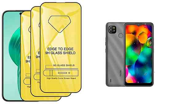 Защитное стекло DefenzoGlass для Tecno POP 4 BC1s – двойная прочность Киев