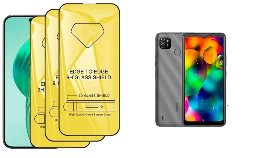 Защитное стекло DefenzoGlass для Tecno POP 4 BC1s – двойная прочность Киев - изображение 1