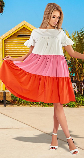 Плаття з оборками (44) Київ - фото 1