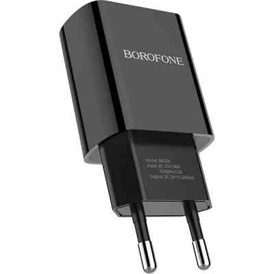 Зарядний пристрій BOROFONE BA20A Sharp USB + cable USB to Micro 5P 10.5W Black (6931474702135) Вінниця