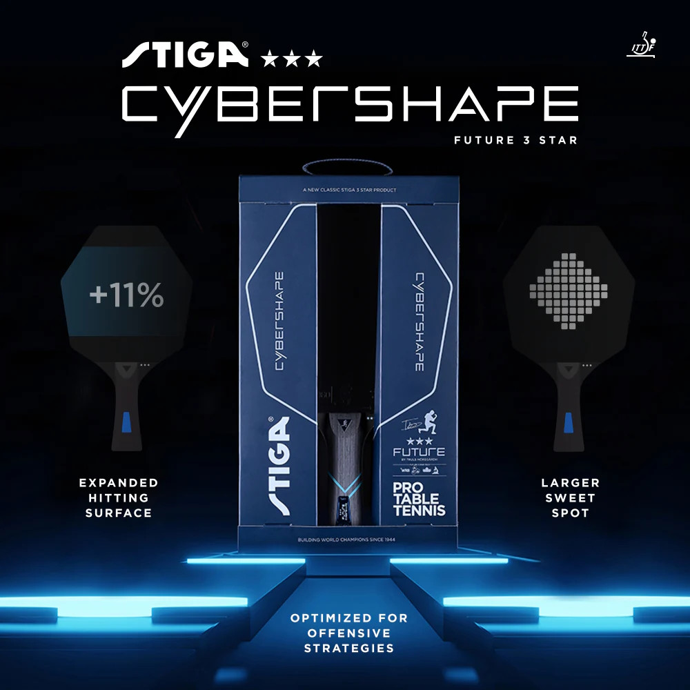Ракетка для настольного тенниса Stiga Cybershape Future 3 Star FL (1213-0304-35) Киев - изображение 3