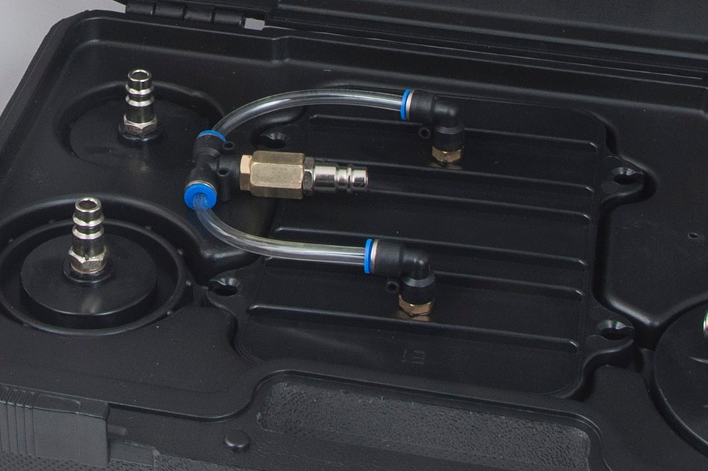 Пристрій для заміни гальмівної рідини пневматичний з набором кришок-перехідників для розширювального бачка Одеса - фото 2