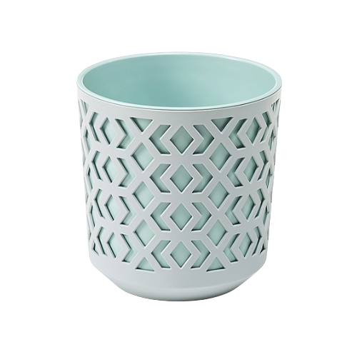 Вазон Ацтек 30см білий/м'ятний Ламела Житомир - изображение 1