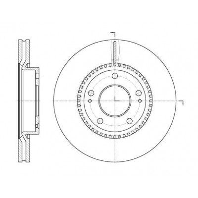 Гальмівний диск REMSA 6663.10 Вінниця - фото 1