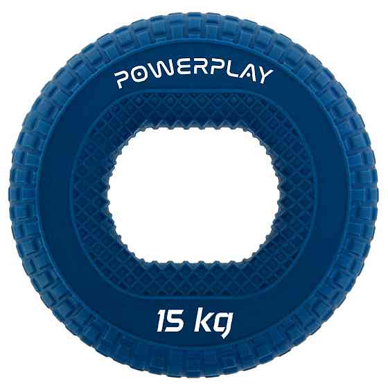 Еспандер кистьовий силіконовий PowerPlay PP-4333 Hand Grip Light 15 кг. Синій Кам'янське
