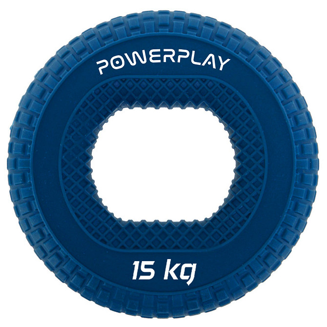 Еспандер кистьовий силіконовий PowerPlay PP-4333 Hand Grip Light 15 кг. Синій Кам'янське - фото 1