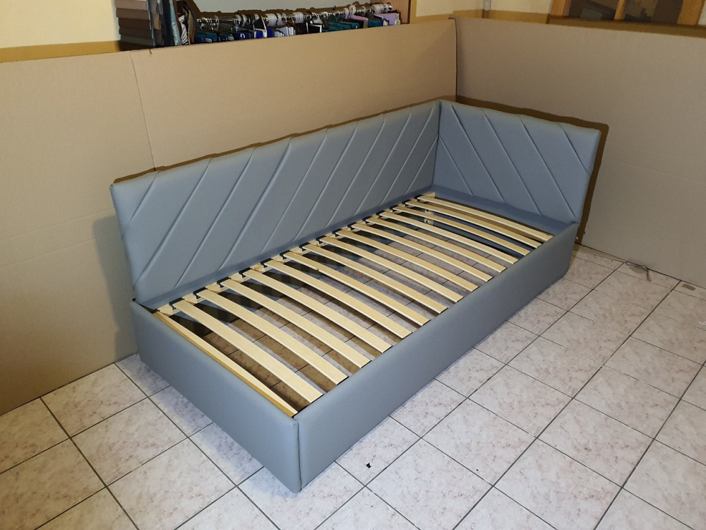 Ліжко-диван SheridanDesign з підйомним механізмом каркас метал 140x190 сірий Київ - фото 4