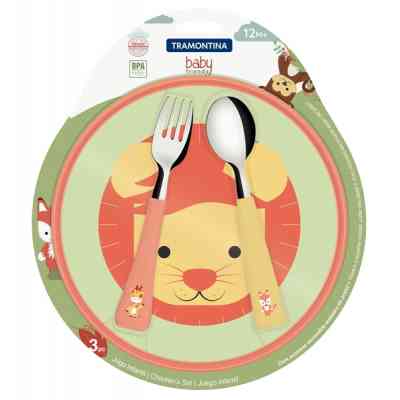 Набор детской посуды Tramontina Baby Friends 23797/907 3 предмета (6710901) Винница