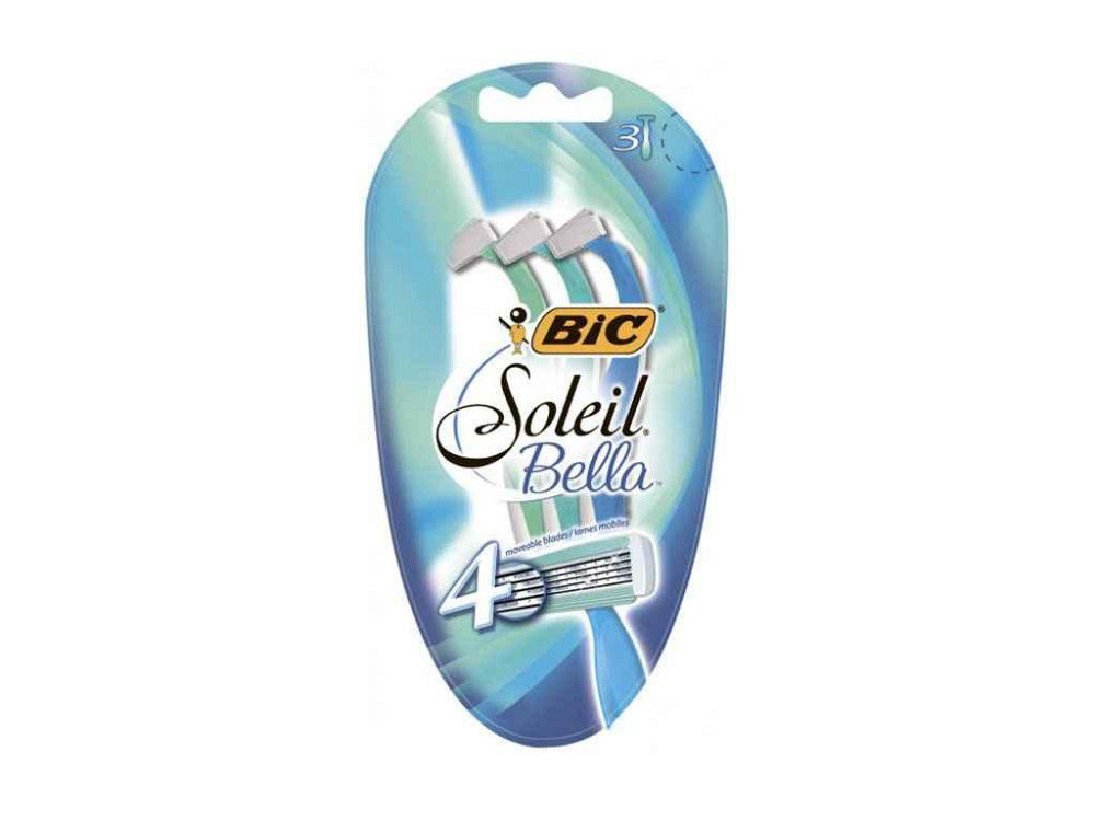 Однор. станок BIC 4 Soleil Bella для бритья (3шт.в бл.) ТМ BIC Solmir Киев - изображение 1