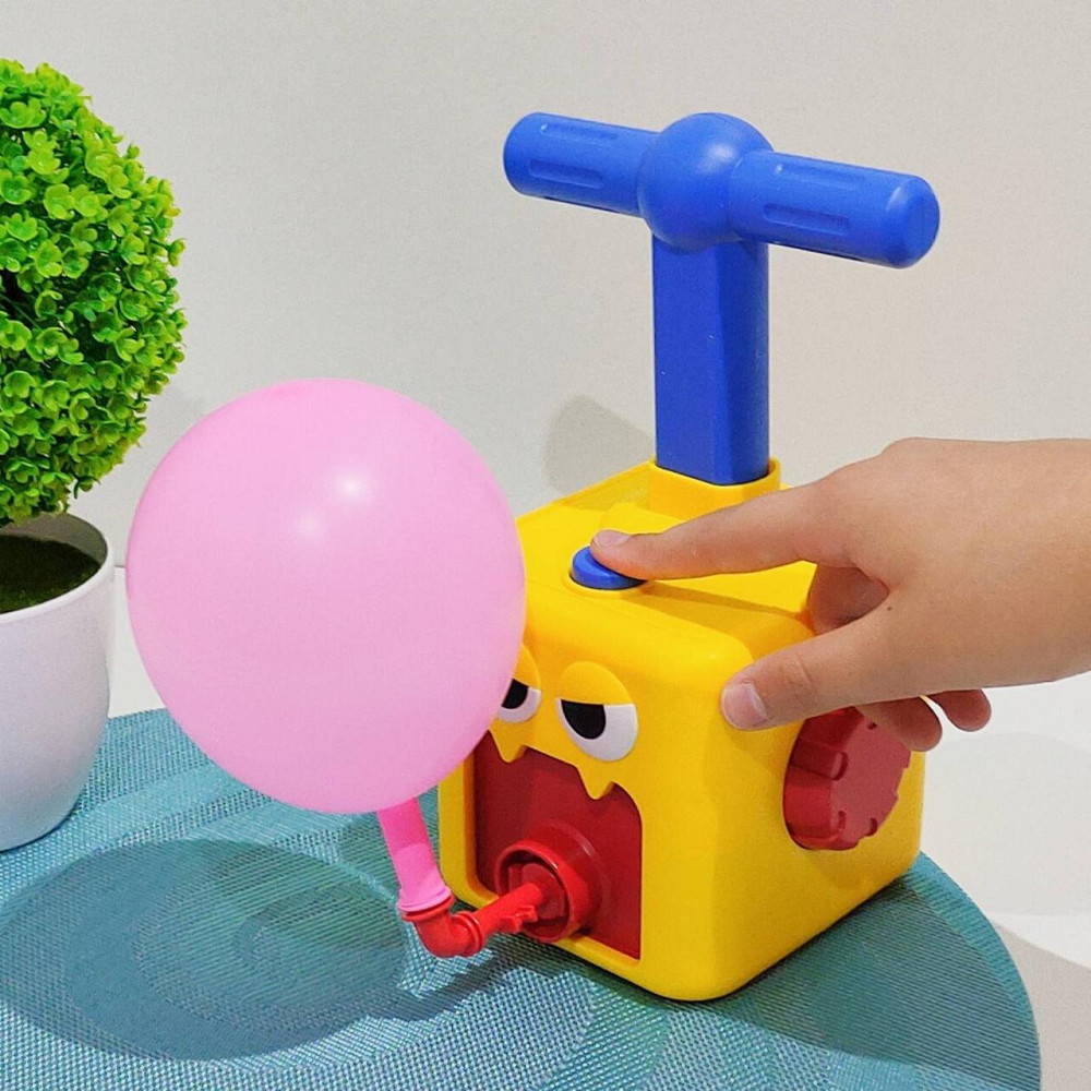 Установка з повітряними кульками Монстрік 2 машинки пакетик з кульками механічний принцип запускник Жовта (KB 133) Чернігів - фото 8