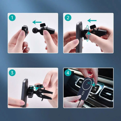 Зарядное устройство Choetech QI 15W compatible MagSafe (T200-F-201BK) Винница - изображение 9