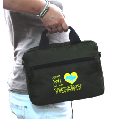 Сумка для ноутбука Porto 12'' PN12 LoveUkraine Green (PN12GR_LoveUkr) Винница - изображение 5