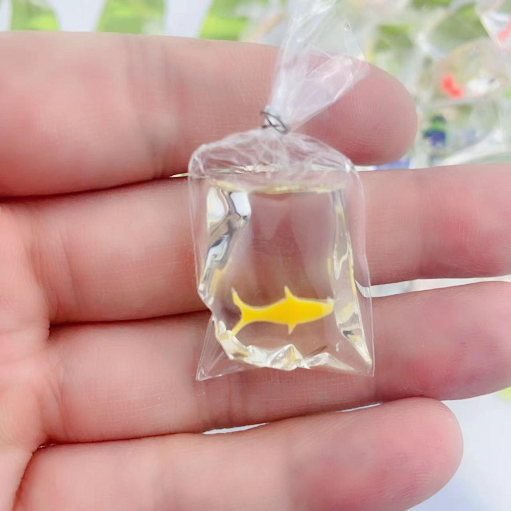 Серьги для детей Рыбки 46 на 22 мм желтый Киев - изображение 4