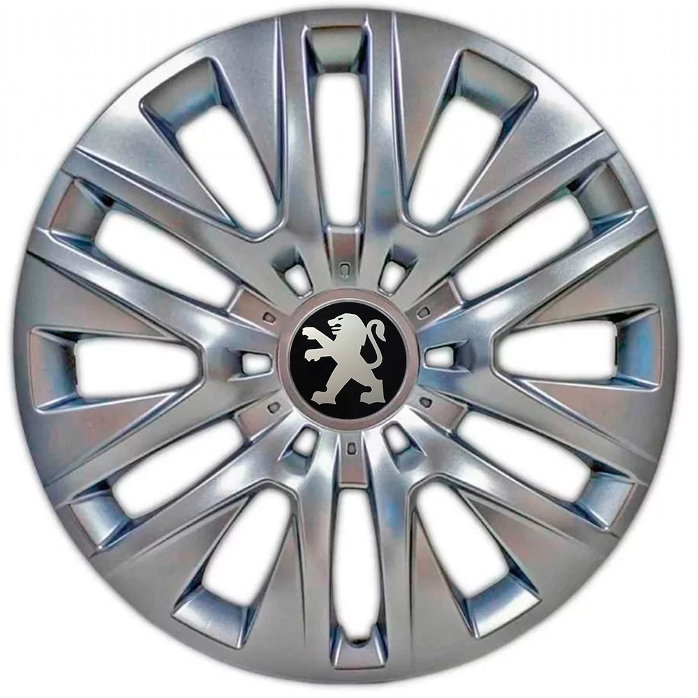 Автомобильные модельные колпаки R16 Peugeot 429 4шт, SJS, серебряные Киев - изображение 1