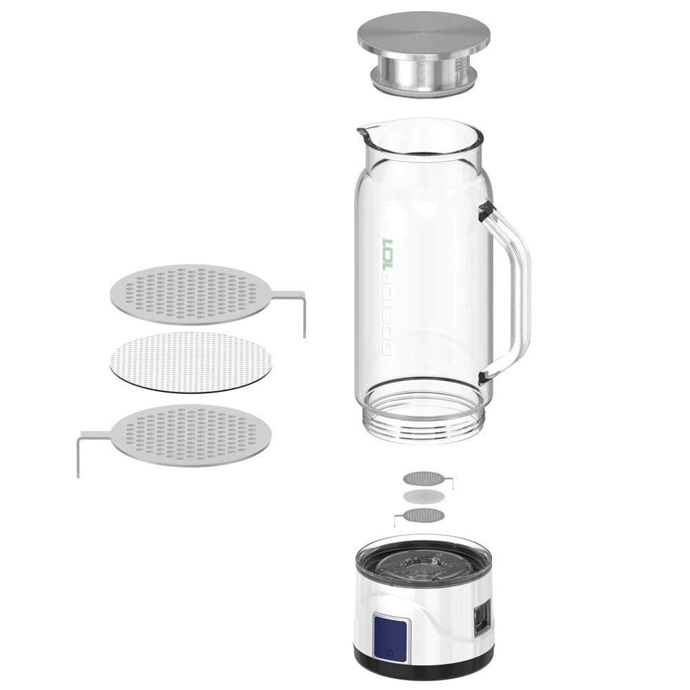 Кувшин генератор водородной воды Doctor 101 Lama из боросиликатного стекла на 1 л Днепр - изображение 6