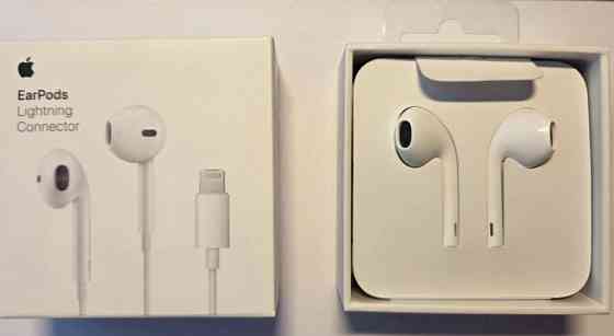 Оригінальні навушникі Earpods lightning лайтнинг провідні від Apple. Київ