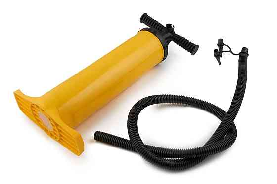 Насос ручной для матрасов и лодок (желтый) Мукачево