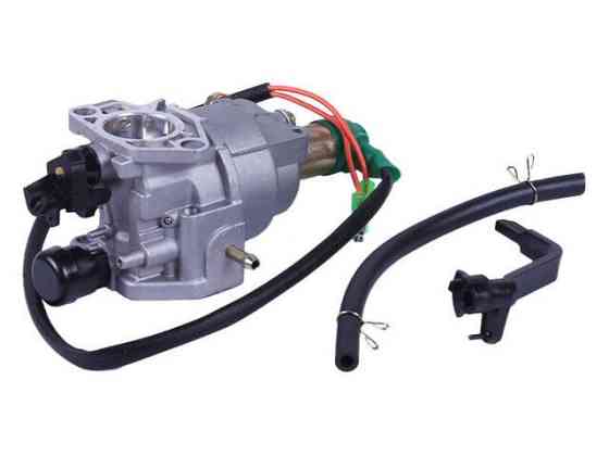 Карбюратор з електроклапаном на бензиновий двигун 180F/190F, з важелем Мукачево