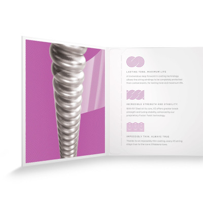 Струны для гитары D'Addario XS Coated Electric Guitar Strings Super Light Plus (9.5-44) (XSE09544) Вінниця - фото 4