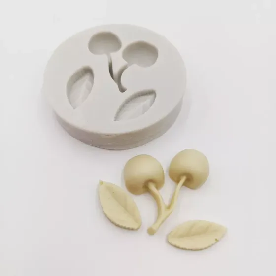 Молд "Вишня" - діаметр форми 5,5 см, силікон Київ