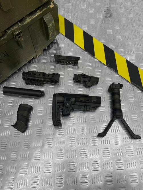 Набор приклад телескопический олива Одесса - изображение 2