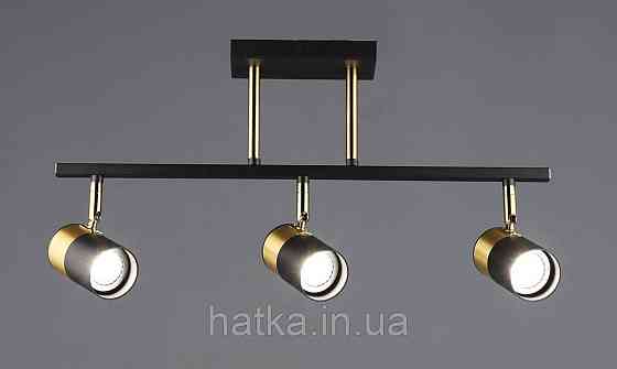 Люстра -спот з поворотним механізмом B N6664/3 BK+COP Київ