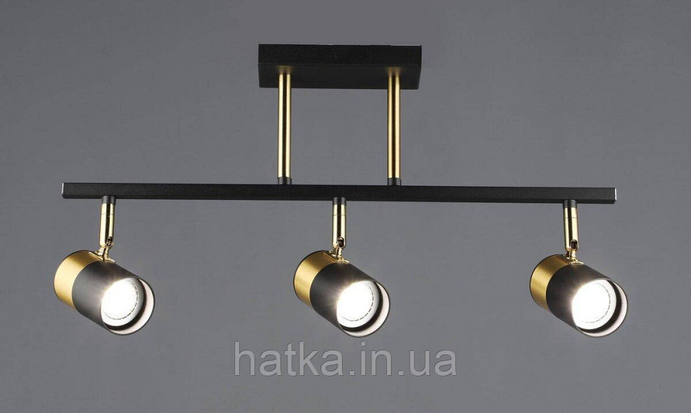 Люстра -спот з поворотним механізмом B N6664/3 BK+COP Київ - фото 1