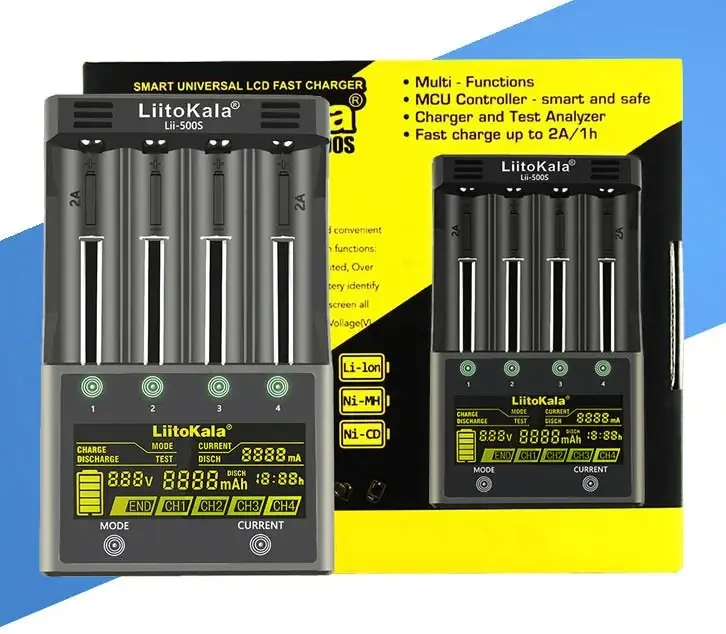 Зарядное устройство LiitoKala Lii-500S-EU Полтава - изображение 1