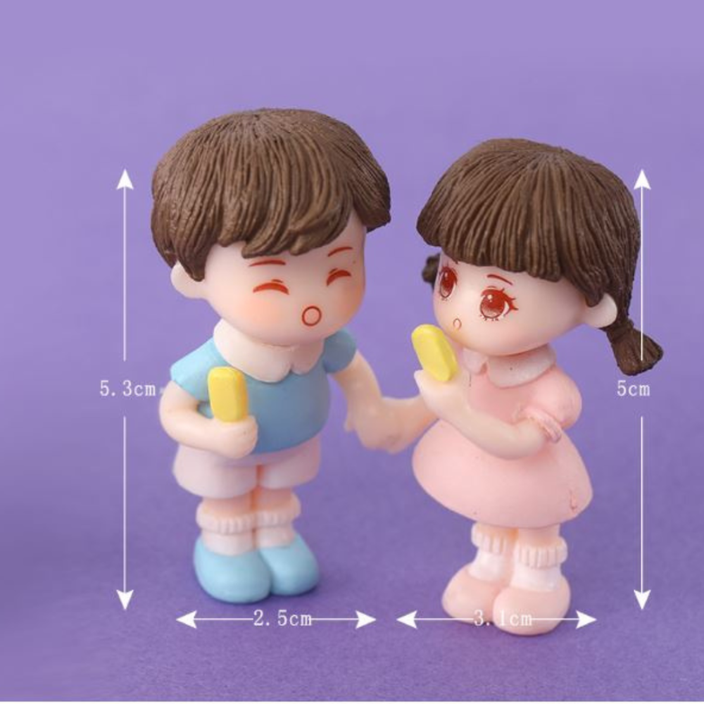 Фигурки Малыши с мороженным для флорариума, вазона, кашпо, микроландшафта, песочных столов Одесса - изображение 4