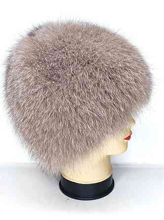 Шапка зимняя меховая женская сноп Анастасия Какао Харьков