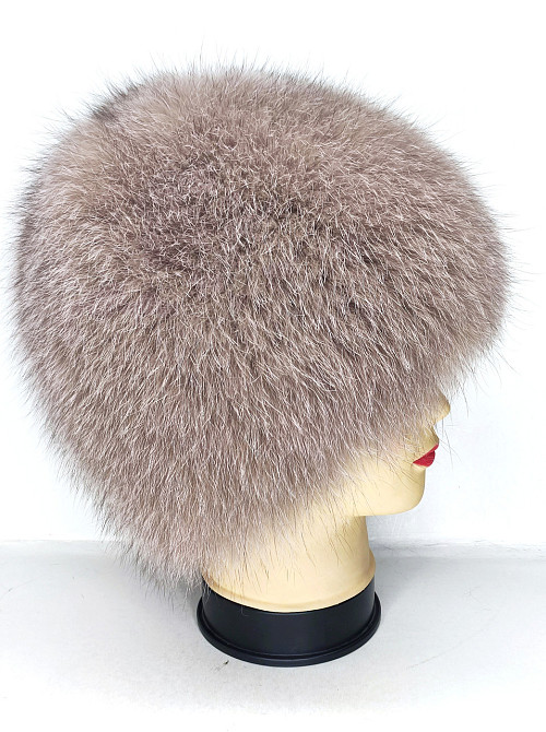 Шапка зимняя меховая женская сноп Анастасия Какао Харьков - изображение 6