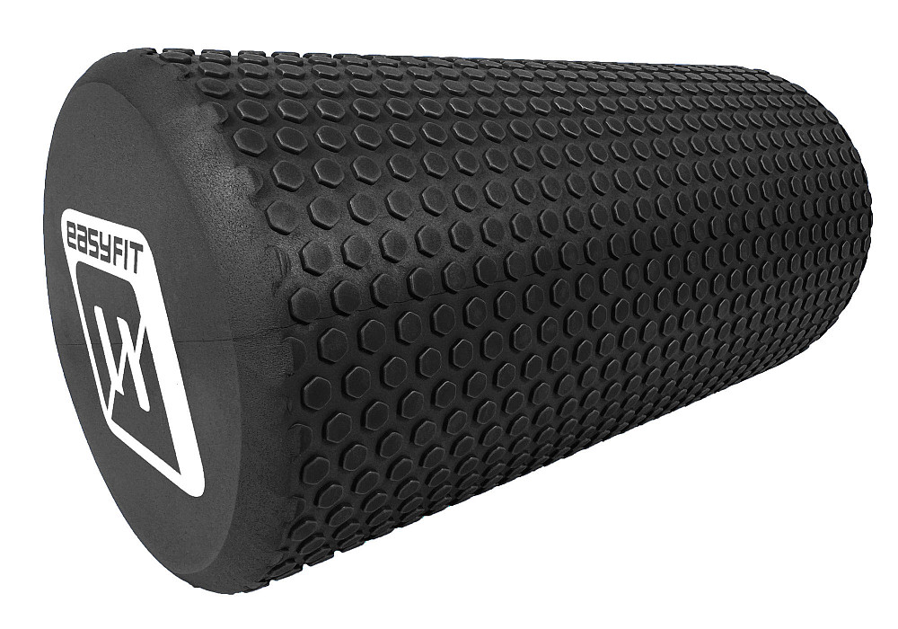 EasyFit Масажний ролик EasyFit Foam Roller 30 см Чорний Коломия - фото 2