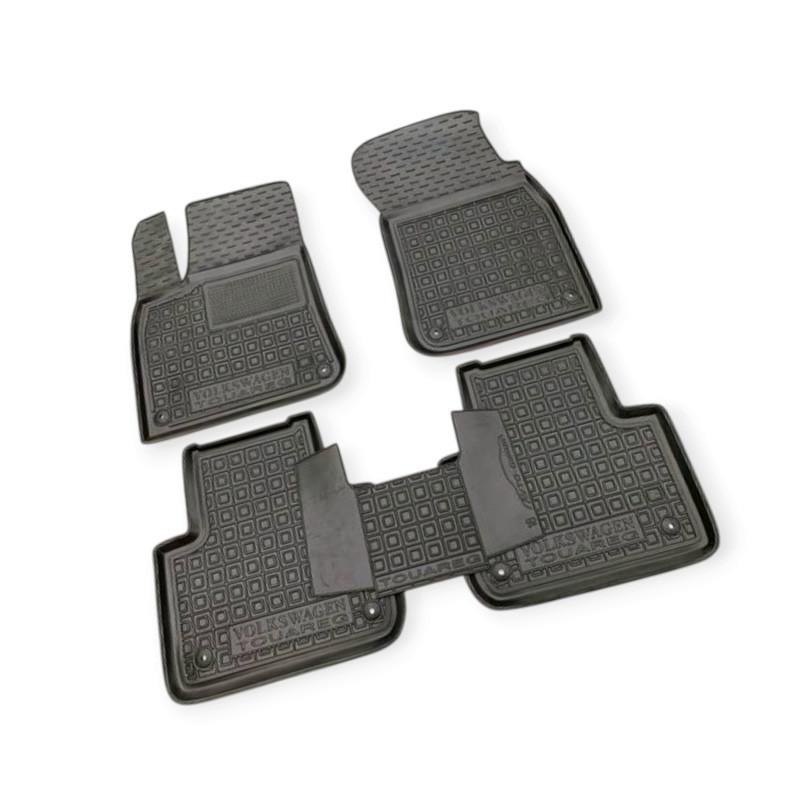 Килимки салону автомобіль Фольцваген Touareg (2018-) борт 2,5 см, з перемичкою Мукачево - фото 1