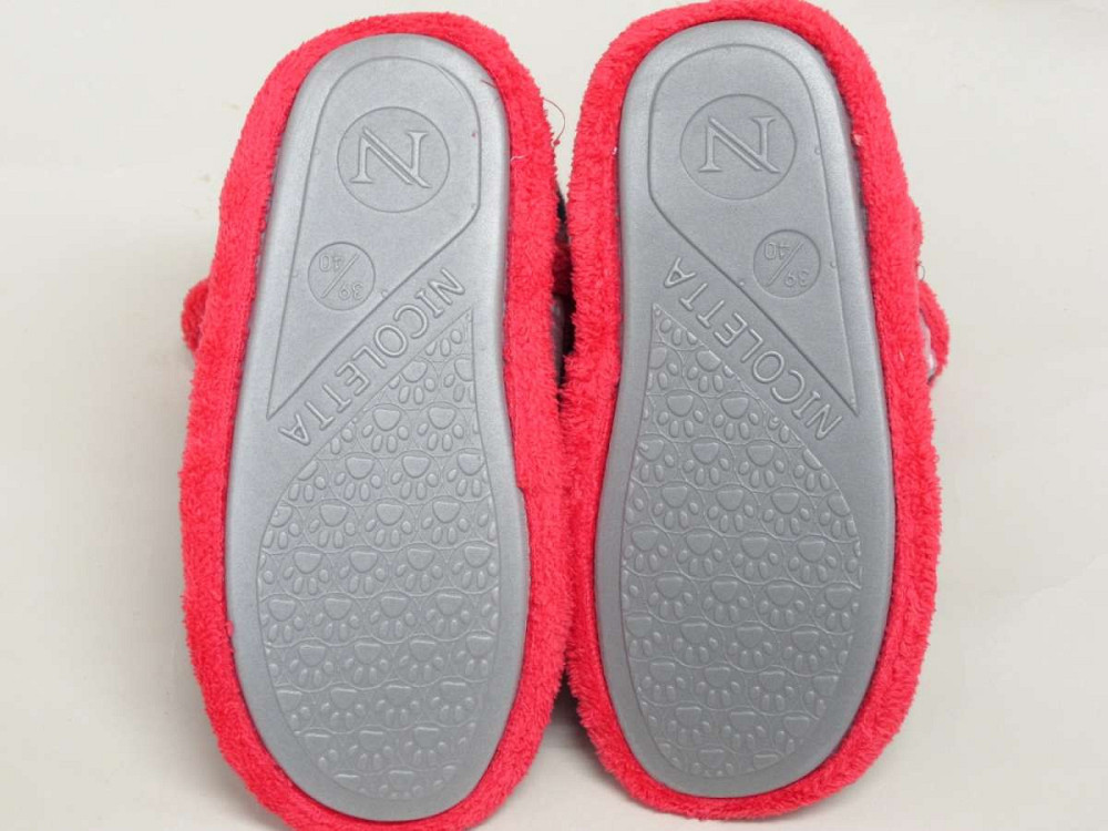 Женские сапожки для дома в клеточку - Красный Nicoletta 304-1 37-38 Киев - изображение 2